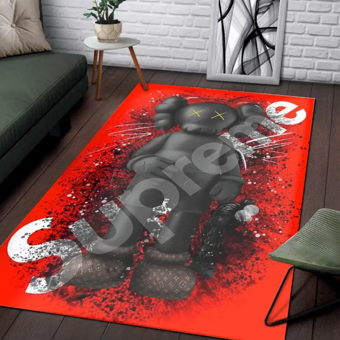 Supreme Fashion Logo Limited Luxury Brand Area Rug Carpet Floor Decor RR3117