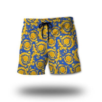 Versace 3D Luxury Brand All Over Print Shorts Pants For Men