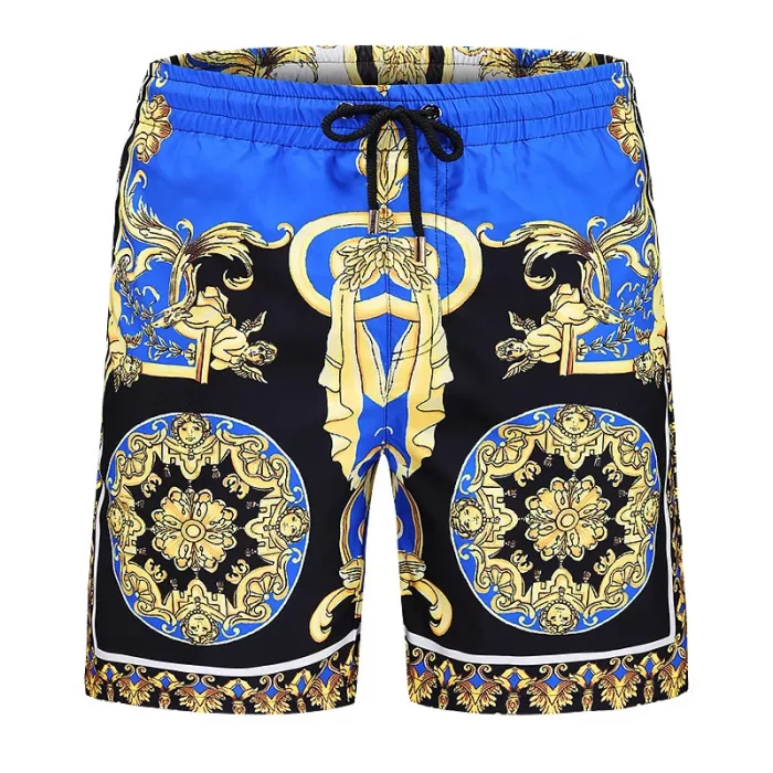 Versace New 3D Luxury Brand All Over Print Shorts Pants For Men