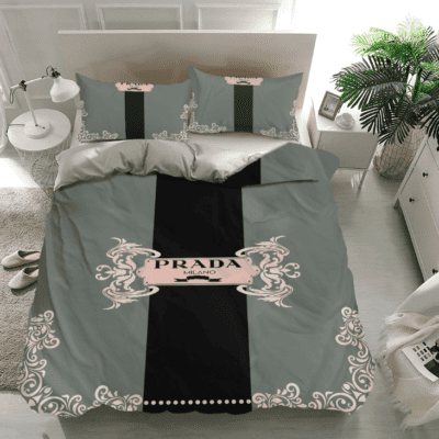 Prada Luxury Brand High End Premium Bedding Set BS147