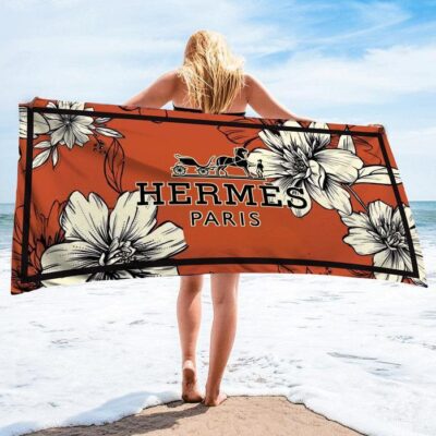 Hermes Beach Towel Luxury Brand Hot Trending Summer 2023 BT00481