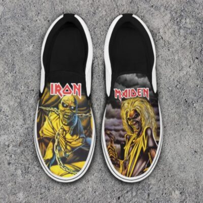 Iron Maiden Music Band Sneaker Gift For Fans Custom Shoes Slip On Shoes