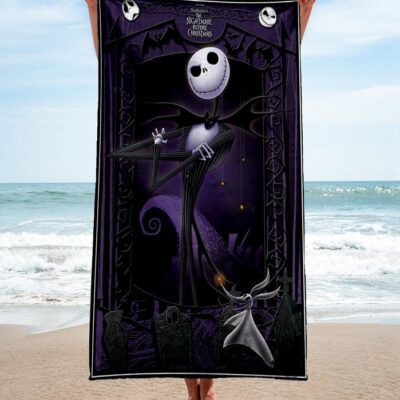 Jack Skellington Beach Towel Luxury Brand Hot Trending Summer 2023 BT00454