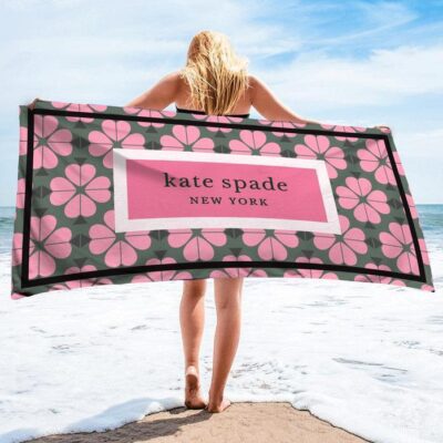 Kate Spade Beach Towel Luxury Brand Hot Trending Summer 2023 BT00446