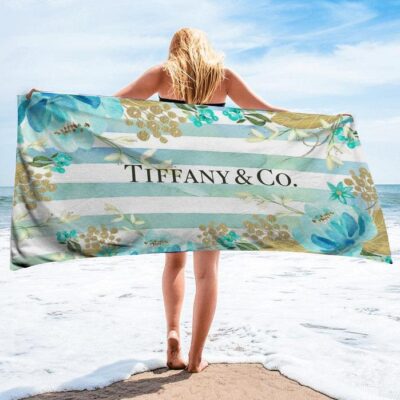 Tiffany And Co Beach Towel Luxury Brand Hot Trending Summer 2023 BT00342