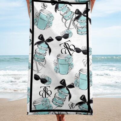 Tiffany & Co. Beach Towel Luxury Brand Hot Trending Summer 2023 BT00344