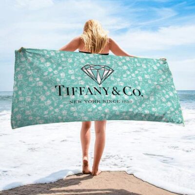 Tiffany & Co. Beach Towel Luxury Brand Hot Trending Summer 2023 BT00345