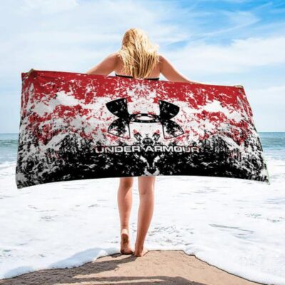 Under Armour Beach Towel Luxury Brand Hot Trending Summer 2023 BT00334