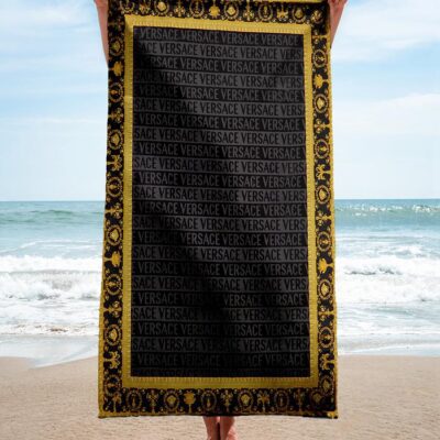 Versace 2 Beach Towel Luxury Brand Hot Trending Summer 2023 BT00330