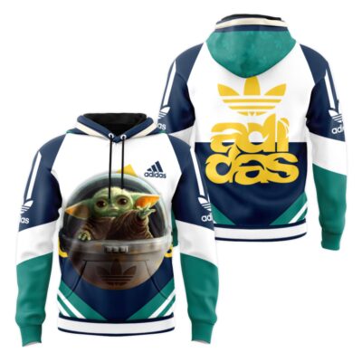 Adidas Baby Yoda Unisex Hoodie Luxury Brand Gifts 2023 JH1906