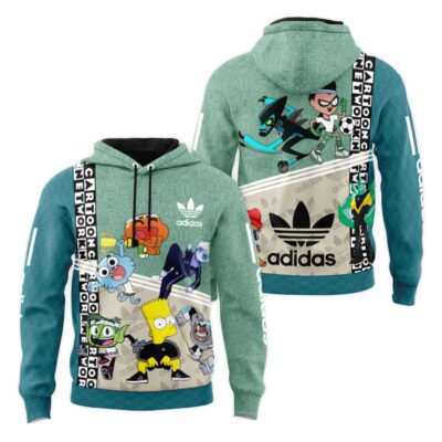 Adidas Cartoon Network Unisex Hoodie Luxury Brand Gifts 2023 JH1934