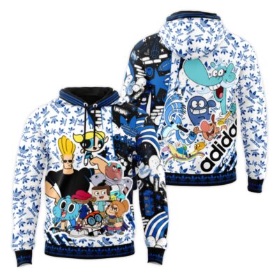Adidas Cartoon Network Unisex Hoodie Luxury Brand Gifts 2023 JH1936