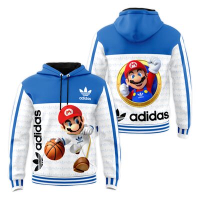 Adidas Mario Unisex Hoodie Luxury Brand Gifts 2023 JH1965