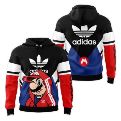 Adidas Mario Unisex Hoodie Luxury Brand Gifts 2023 JH1966