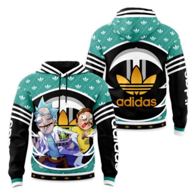 Adidas Rick and Morty Unisex Hoodie Luxury Brand Gifts 2023 JH1995