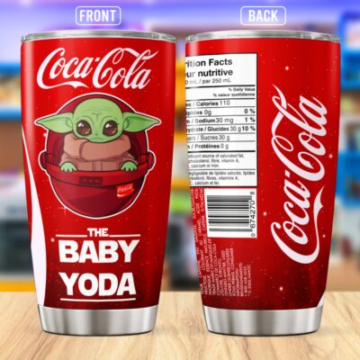 Baby Yoda Coca Cola Stainless Steel Tumbler 20Oz/30Oz