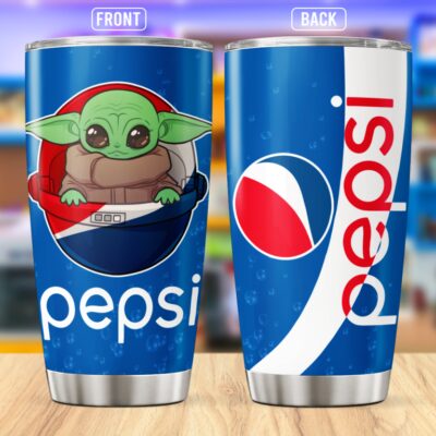 Baby Yoda Pepsi Stainless Steel Tumbler 20Oz/30Oz