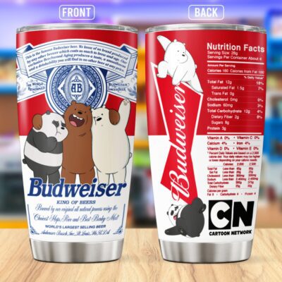 Cartoon Network Budweiser Stainless Steel Tumbler 20Oz/30Oz