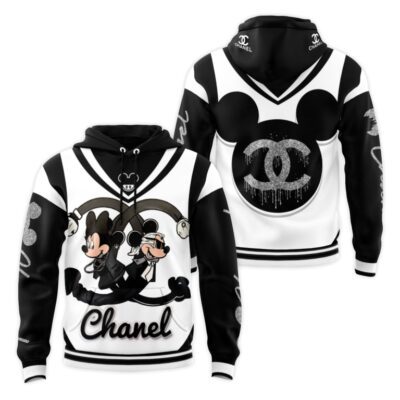 Chanel Mickey Unisex Hoodie Luxury Brand Gifts 2023 JH1878