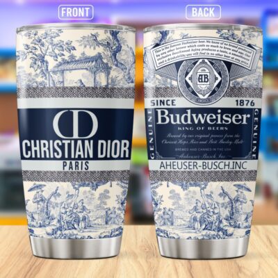 Dior Budweiser Stainless Steel Tumbler 20Oz/30Oz