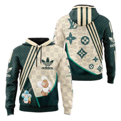 Louis Vuitton Adidas Unisex Hoodie Luxury Brand Gifts 2023 JH2108
