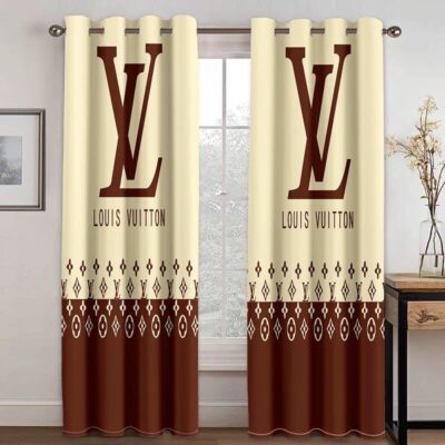 Louis Vuitton LV Premium Window Curtains Hot 2023 Luxury Curtain WC032