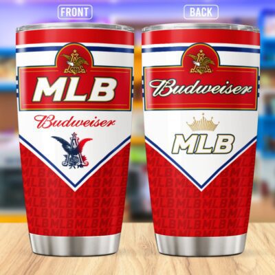 MLB Budweiser Stainless Steel Tumbler 20Oz/30Oz