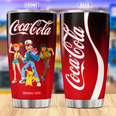 Pokemon Coca Cola Stainless Steel Tumbler 20Oz/30Oz