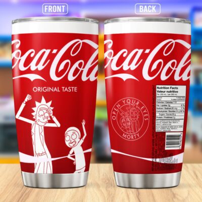 Rick Anh Morty Coca Cola Stainless Steel Tumbler 20Oz/30Oz