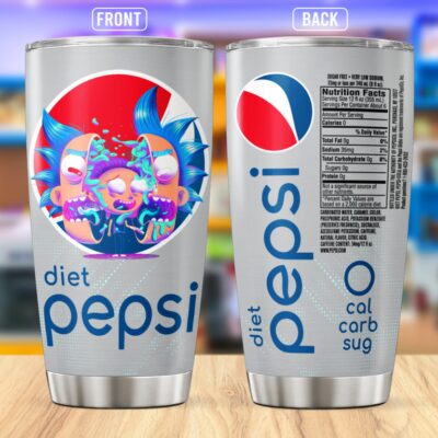Rick Anh Morty Pepsi Stainless Steel Tumbler 20Oz/30Oz
