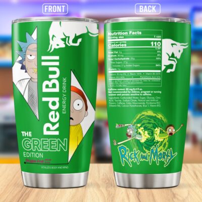 Rick Anh Morty Red Bull Stainless Steel Tumbler 20Oz/30Oz