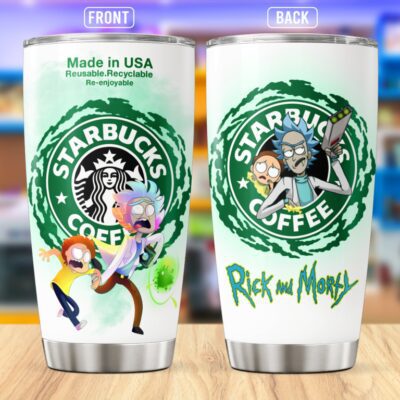 Rick Anh Morty Starbuck Stainless Steel Tumbler 20Oz/30Oz