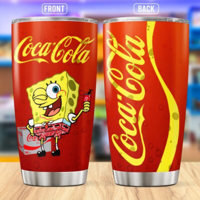 Spongebob Coca Cola Stainless Steel Tumbler 20Oz/30Oz