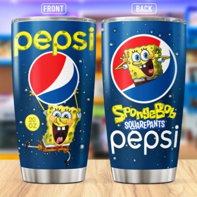Spongebob Pepsi Stainless Steel Tumbler 20Oz/30Oz