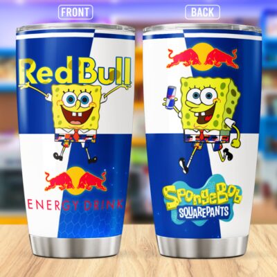 Spongebob Red Bull Stainless Steel Tumbler 20Oz/30Oz