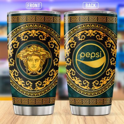 Versace Pepsi Stainless Steel Tumbler 20Oz/30Oz