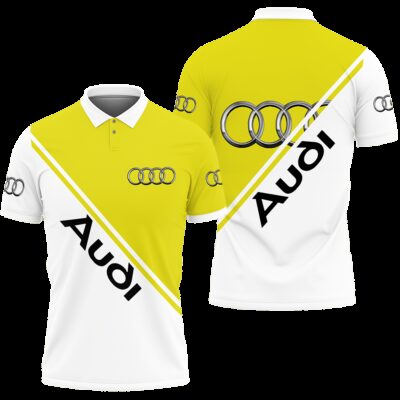 Audi Polo Shirt Luxury Car Brand Tennis Shirt Golf Shirt PLS004