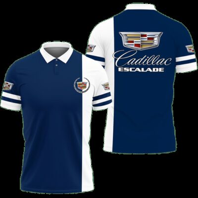 Cadillac Polo Shirt Luxury Car Brand Tennis Shirt Golf Shirt PLS028