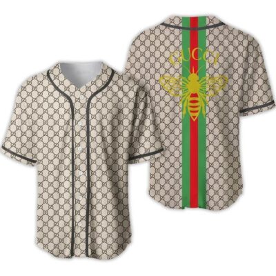 Gucci Bee Baseball Jersey Shirt Luxury BJS962