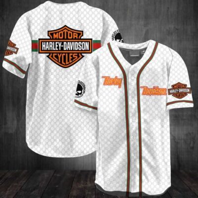 Harley Davidson Baseball Jersey Shirt Clothes Sport BJS1007