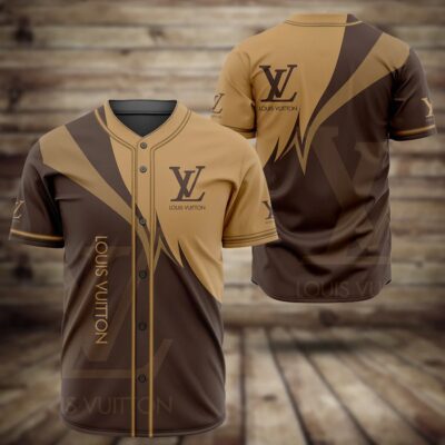 Louis Vuitton Baseball Jersey Shirt LV Luxury BJS1046