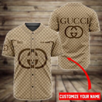 Personalized Gucci Baseball Jersey Shirt Luxury BJS1197