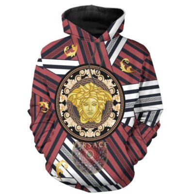 Hot Gianni Versace Unisex Hoodie For Men Women Luxury Pullover NH065