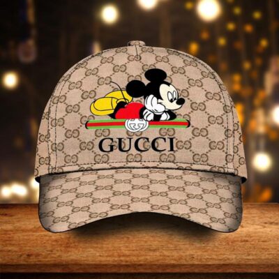 Gucci Mickey Mouse Luxury Cap Print 3D Trending Cap CTC1129
