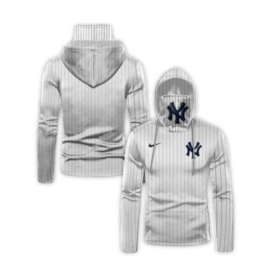 New York Yankees Mlb Baseball Team White Jersey Style Gift For Baseball And Yankees Fans Gaiter Hoodie GH0809