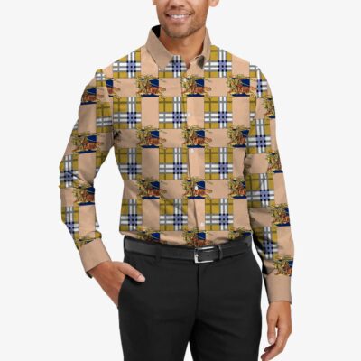 Burberry Long Sleeves Button Down Shirt For Elegant Men LSB1012