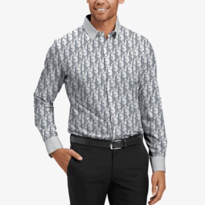 Dior Long Sleeves Button Down Shirt For Elegant Men LSB1033