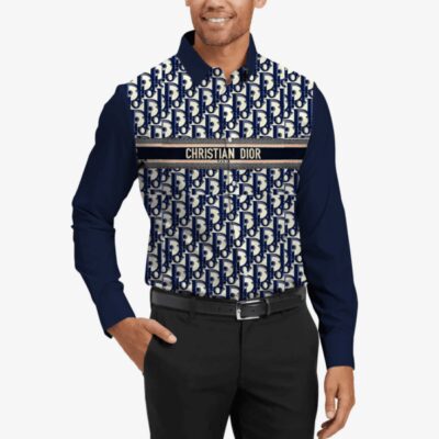 Dior Long Sleeves Button Down Shirt For Elegant Men LSB1036