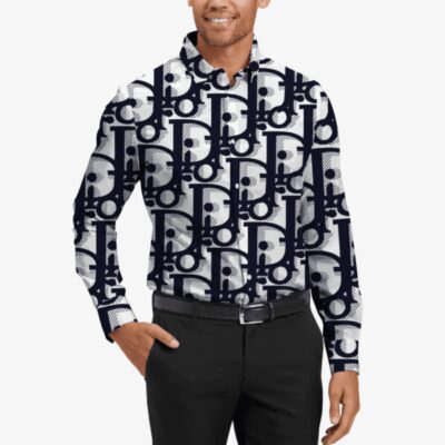 Dior Long Sleeves Button Down Shirt For Elegant Men LSB1040