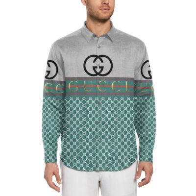 Gucci Long Sleeves Button Down Shirt For Elegant Men LSB1048